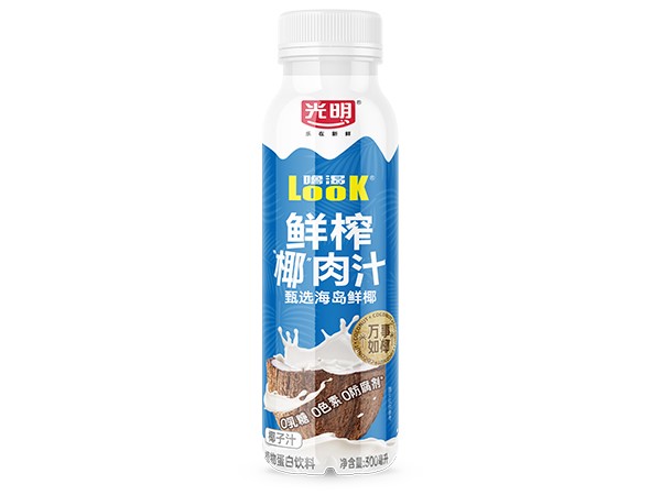 光明嚕渴鮮榨椰肉汁 300毫升